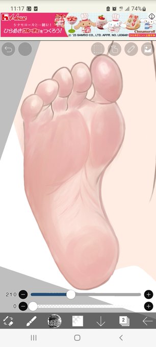 もっともっと足描くの上手くなりたい😌
練習あるのみ😌 