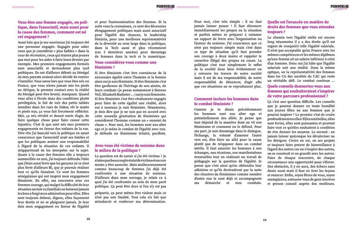 MadiSeydi's tweet photo. 📣J’ai le plaisir de vous partager mon interview dans le nouveau magazine « Parcours de femme» ! Quel plaisir de pouvoir parler 🗣️ de mon livre 📚, de mes différents engagements et bien évidemment de mes 2 patries 🇫🇷🇸🇳 Cc @FemmeParcours https://t.co/lIcCJtrnA8