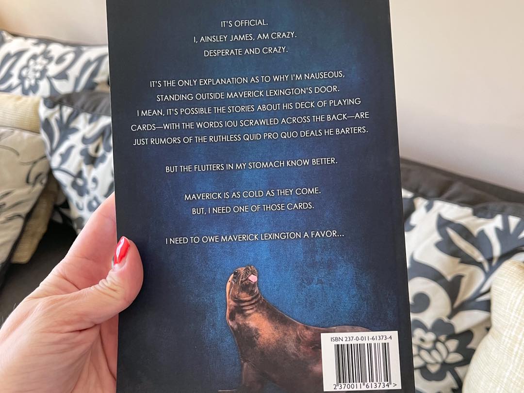 authorkristym's tweet photo. I did a thing….again! Take a look at the alternate cover for IOU! I call this one Ainsley’s cover!

This version is exclusive to book signings and my website. 
https://t.co/UWeeY69iiz
 
Do you love it as much as I do? 😍 

Thank you @honeyandsindesigns for nailing this beauty! https://t.co/rN4Mw8oDdB