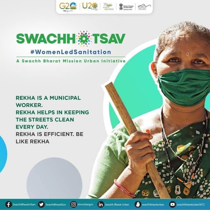 chakanmc's tweet photo. “स्वच्छोत्सव -२०२३” (Swachhotsav-2023) स्पर्धा #swachhostav2023 केंद्र शासनाद्वारे महिलांचा स्वच्छतेमधील सहभाग व त्यांचे स्वच्छते मधील नेतृत्व वृद्धींगत करण्यासाठी "स्वच्छोत्सव-२०२३” (Women Icons Leading Swachhata (WINS) Award-2023) अभियान/स्पर्धा केंद्र स्तरावर राबविण्यात येते. https://t.co/7ONno5NYaQ