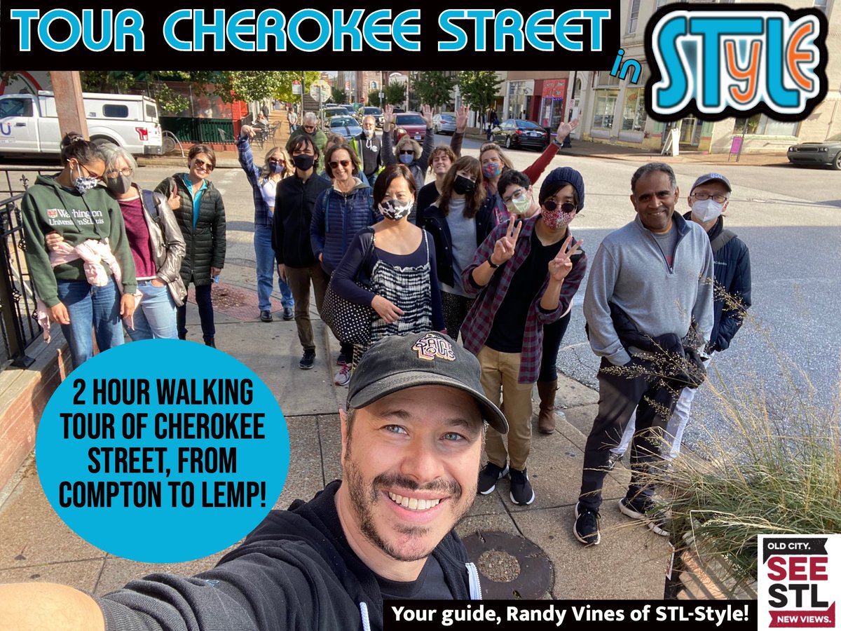 STLstyle's tweet photo. Have you checked out a #SeeSTL walking tour of @cherokeestreet? There is one happening TOMORROW, led by Randy Vines of STL-Style! This is by far the coolest way to experience the cityโs most colorful street. Limited slots available, sign up now!
https://t.co/TI1b1zCKUw https://t.co/W4RgKTIrze