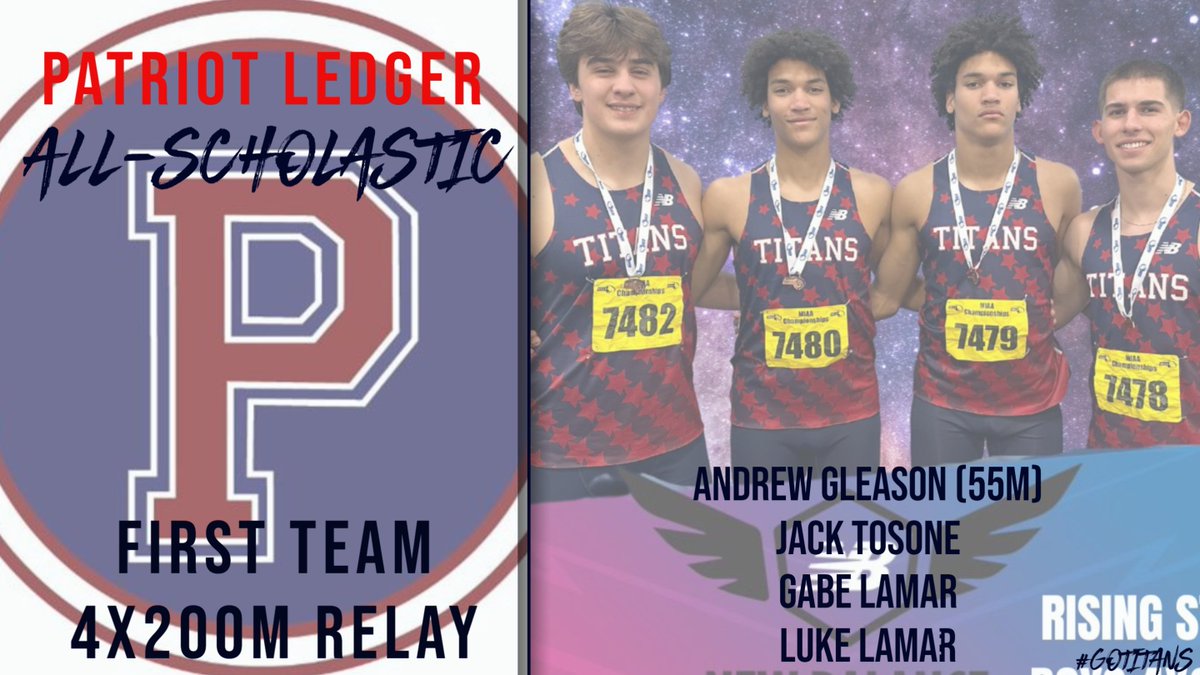 PHS_Titans's tweet photo. Patriot Ledger All-Scholastics-Boys Indoor Track https://t.co/45rNLNKbNL