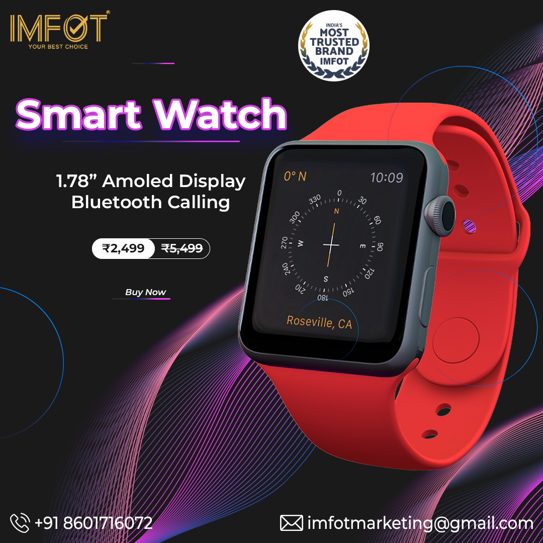imfot_'s tweet photo. The smartwatch with an AMOLED display delivers easy-to-flow, animated workouts right on your screen. Wear your smartwatch everywhere and stay connected 👍

To Order, Call Us: +91 8601716072 👈
.
.
#smartwatch #smartwatchesformen #smartwatchforwomen #smartwatchforkids #imfot https://t.co/vdzqK8kWmx