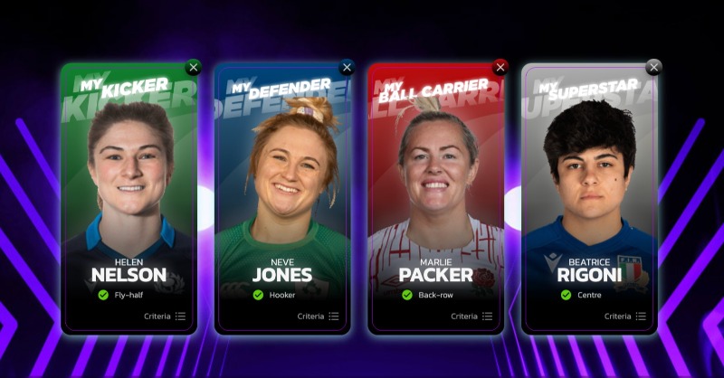 Womens6Nations's tweet photo. Play the #TikTokW6N Pick 4 game: 

⦾ Build your own team 
⦾ Score points
⦾ Win amazing prizes!

Pick yours now! ⬇️