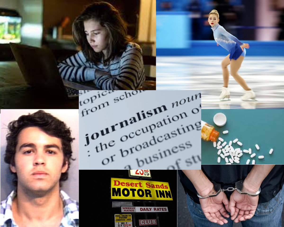 #RevPitWaiting #RevPit 
Everyone's boards look so breathtaking, and then there's mine.😳 My first attempt at one of these--this is for THE TRUTH TELLER, a contemporary YA about a high school journalism student who uncovers some pretty bad things.