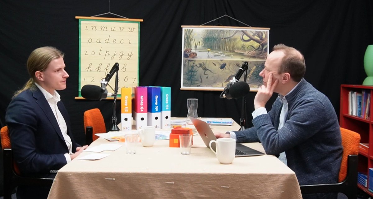 Einde van de dag en een geweldig boeiend gesprek met Alex Koks over de oprichting en vormgeving van het Nederlands Kennis Curriculum. Met een beetje mazzel: maandag online! tjipcast.nl