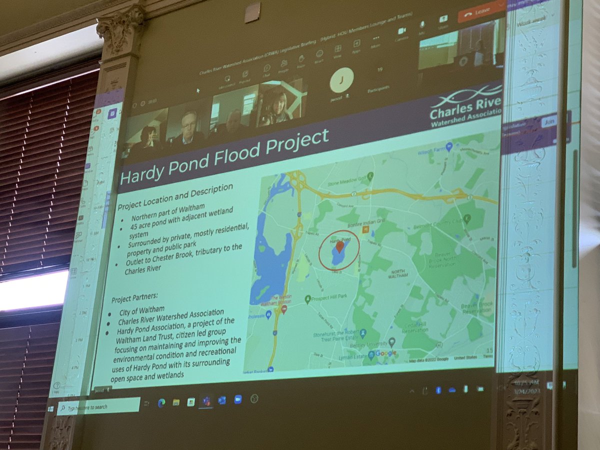 And now the #HardyPond #floodmitigation project #WalthamMA