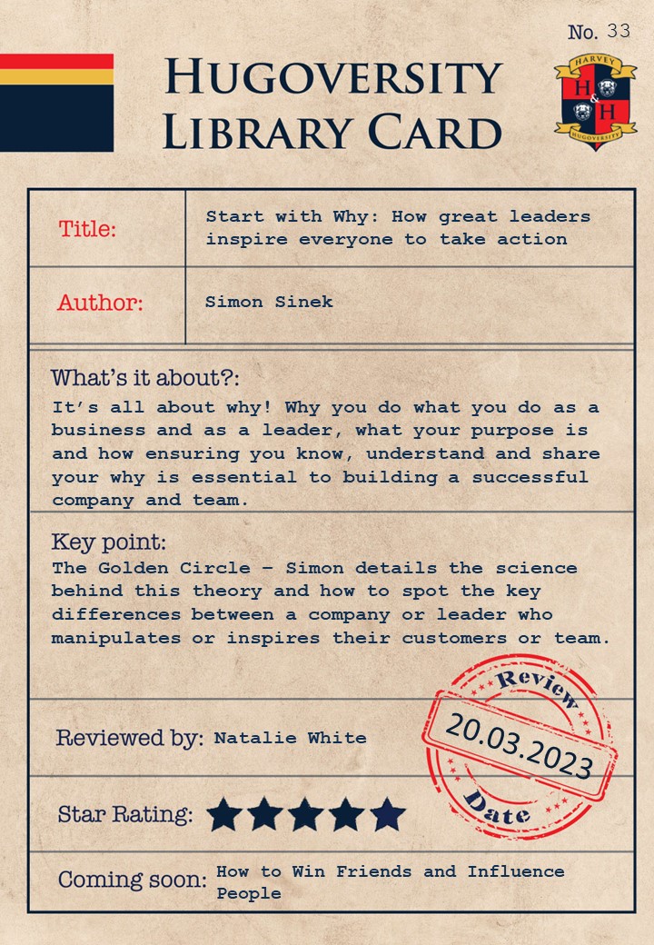 Hugoversity (@hugoversity) on Twitter photo New #BookReview alert! 📣 This month prefect Natalie read and reviewed Start with Why by <a href="/simonsinek/">Simon Sinek</a>. To find out if she thinks it is worth reading, visit our blog: hugoversity.com/2023/03/book-r… #EvenHigherLearning New #BookReview alert! 📣 This month prefect Natalie read and reviewed Start with Why by <a href="/simonsinek/">Simon Sinek</a>. To find out if she thinks it is worth reading, visit our blog: hugoversity.com/2023/03/book-r… #EvenHigherLearning
