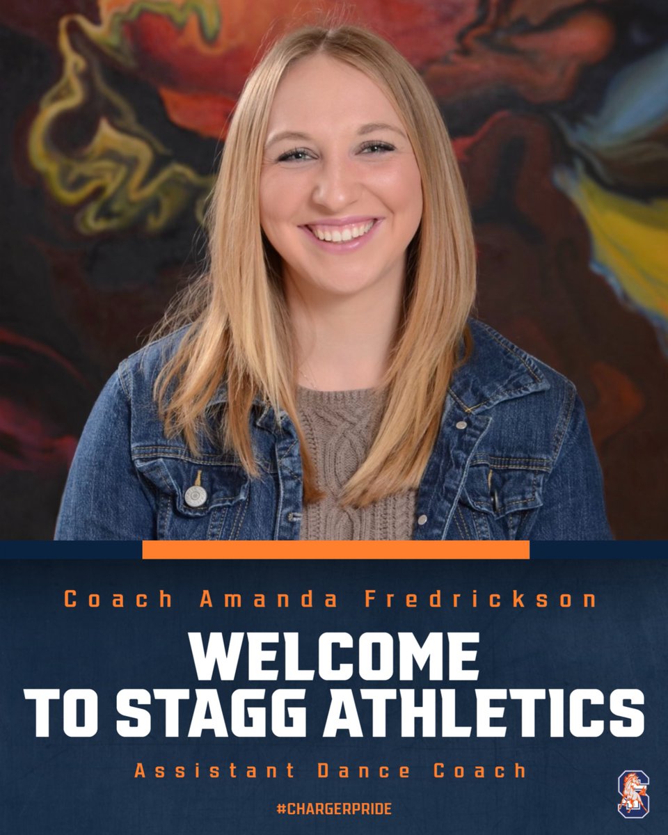 We are happy to announce that Coach Fredrickson will be joining our <a href="/staggpoms/">Stagg Dance Team</a> program full time next year!  #chargerpride