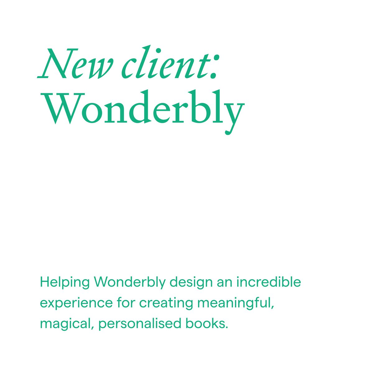 rubberstudio's tweet photo. We're excited about partnering with @Wonderbly to design an incredible experience for creating meaningful, magical, personalised books.

Looking forward to many interesting challenges! https://t.co/tt4z8D7dhf