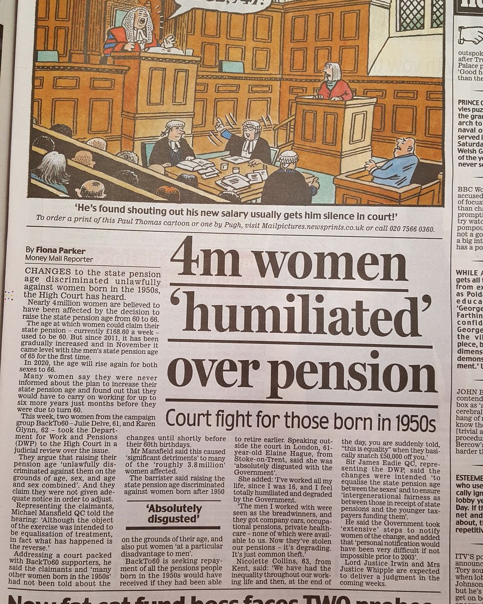 terryelaineh1's tweet image. Why can't you mention what the French are protesting about? #StatePensions 

Just like you won't report on the Great #StatePensionRobbery of #50sWomen in UK? 

#50sWomen 
#DirectDiscrimination 
#BeMoreFrench 
⬇️⬇️