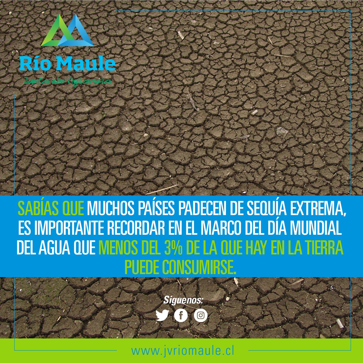 📌 Sabias Qué ⁉️ Muchos países sufren de sequías extremas. En el marco de la celebración del Día Mundial del Agua 💧 te contaremos un dato importante 👋.
#agricultura #agua #riego #JVRM