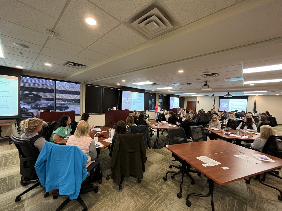 “The average employee is productive for two hours and 52 minutes a day - 31% of the work day.”

Today, we’re learning about our energy type and creating strategies for our maximizing productivity.