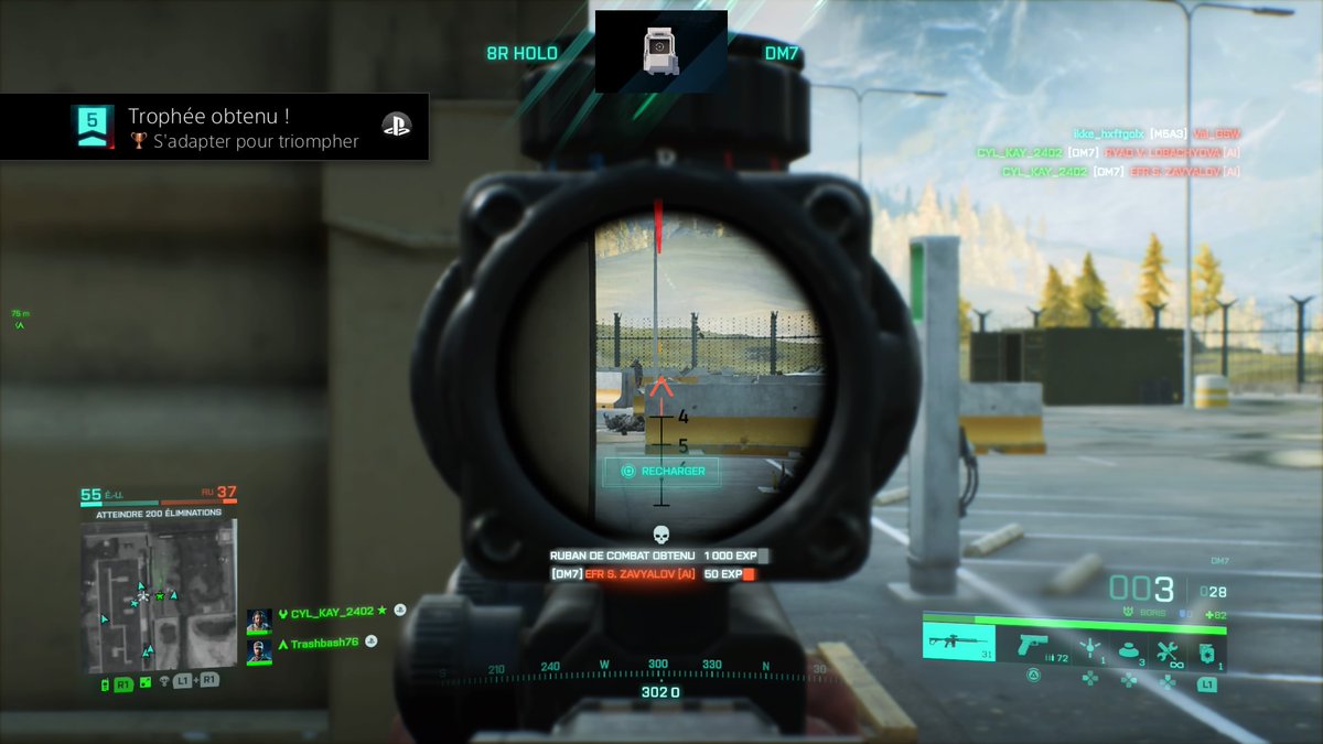 nmnicos's tweet image. Trophées de Battlefield 2042
S&apos;adapter pour triompher (Bronze)
#PS4share @HighScoreFr #HighScoreFr