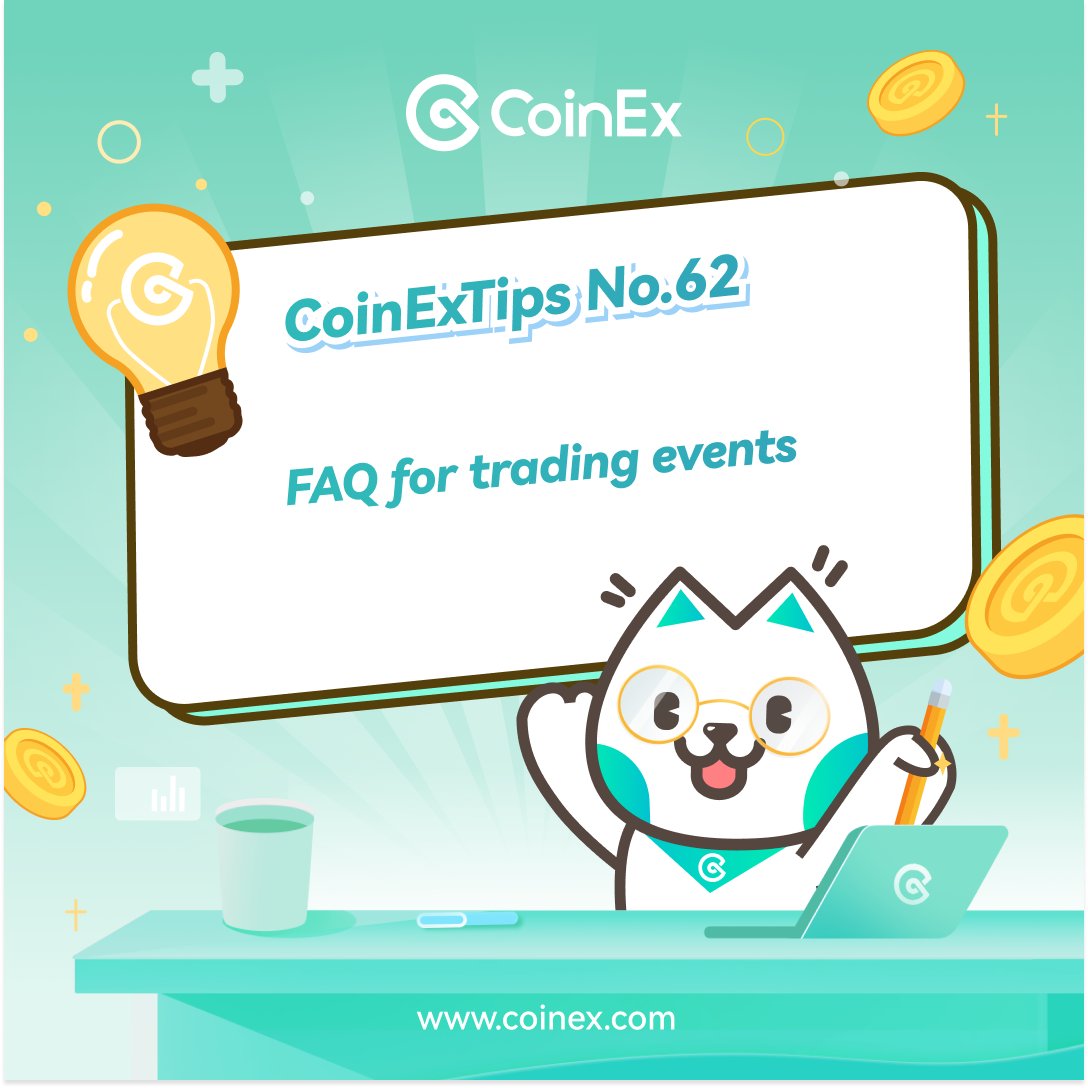 CoinExCS's tweet photo. #CoinTips 62 FAQ for trading events 
There are two parameters for trading events: trading volume and PNL percentage.  

👩‍🏫How to join?

✅Apply
▶️https://t.co/k7p47VgXx3
✅Ranking data is updated hourly.

See more in🧵
#CoinEx #futurestrading https://t.co/XMSNIGSoRW