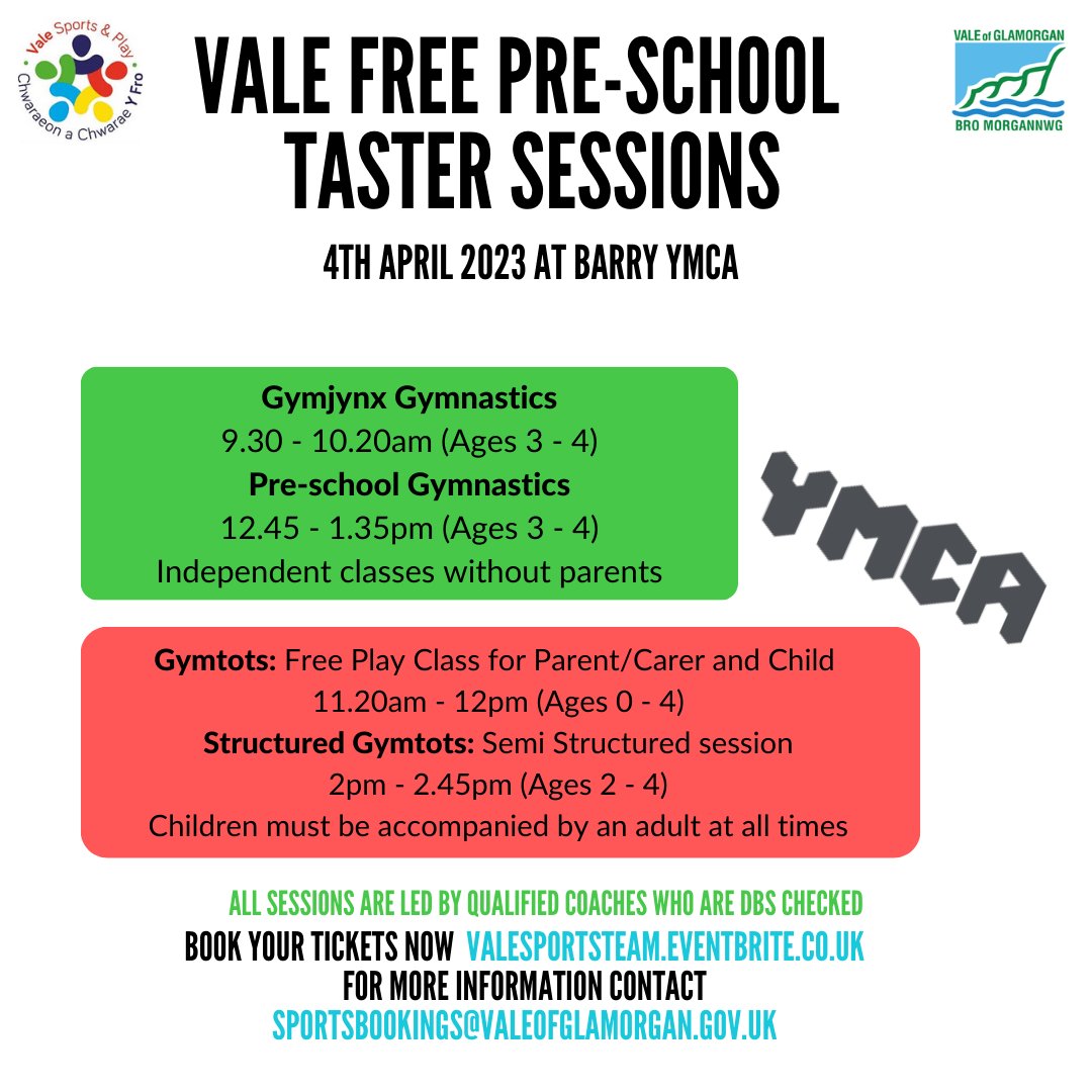AYPPenarth's tweet photo. 🥳Do you have children up to the age of 4 years? 🥳
Come and try some local taster sessions in the @Ymcabarry during the Easter holidays! 
Register in advance: https://t.co/HlF20lry6p 
🧘‍♀️🧘🧘‍♂️ https://t.co/oQ5FyRgvAy
