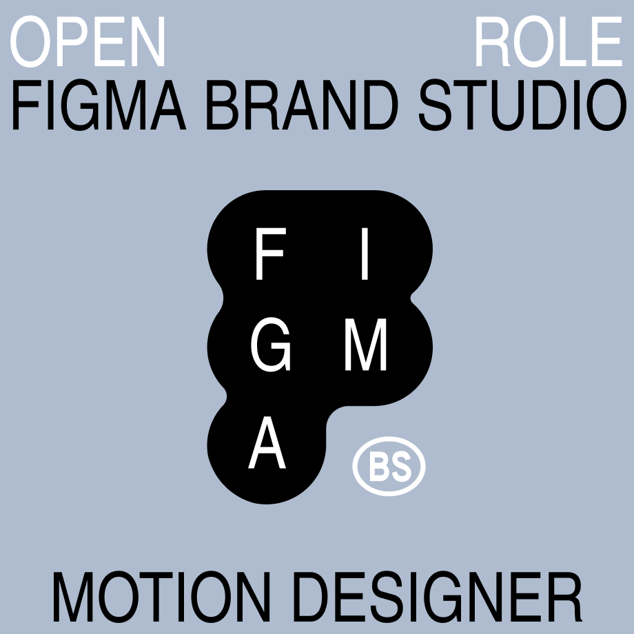 chadcolby's tweet photo. Come work with me! We're hiring a MOTION DESIGNER, to join the Brand Studio at @figma !

https://t.co/mkwrAAInjk https://t.co/gWjTIQHe22