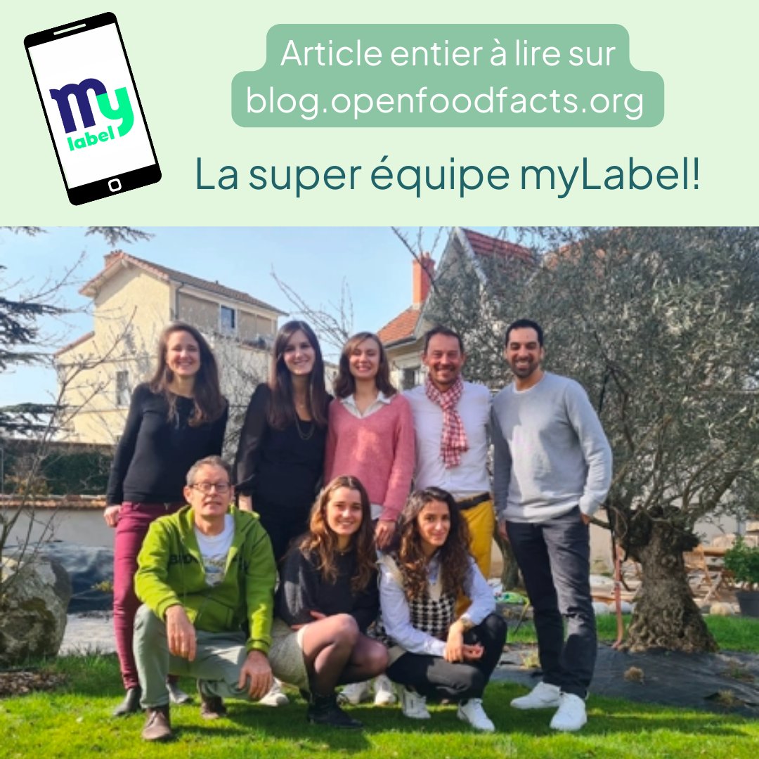 OpenFoodFactsFr's tweet photo. Pour finir la semaine en beauté, on vous parle d'une autre appli ré-utilisatrice des données Open Food Facts - c'est 🌱 @myLabelApp 
Vous pouvez lire le témoignage entier de Loïc Tanant, directeur de la communication, sur notre blog: https://t.co/4kur42p713 
#alimentation #sante https://t.co/lBXMdecZaR