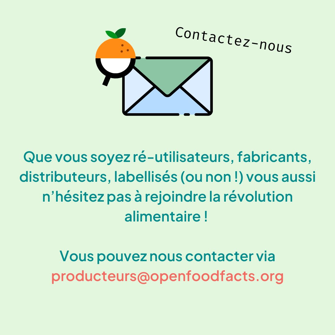 OpenFoodFactsFr's tweet photo. Pour finir la semaine en beauté, on vous parle d'une autre appli ré-utilisatrice des données Open Food Facts - c'est 🌱 @myLabelApp 
Vous pouvez lire le témoignage entier de Loïc Tanant, directeur de la communication, sur notre blog: https://t.co/4kur42p713 
#alimentation #sante https://t.co/lBXMdecZaR