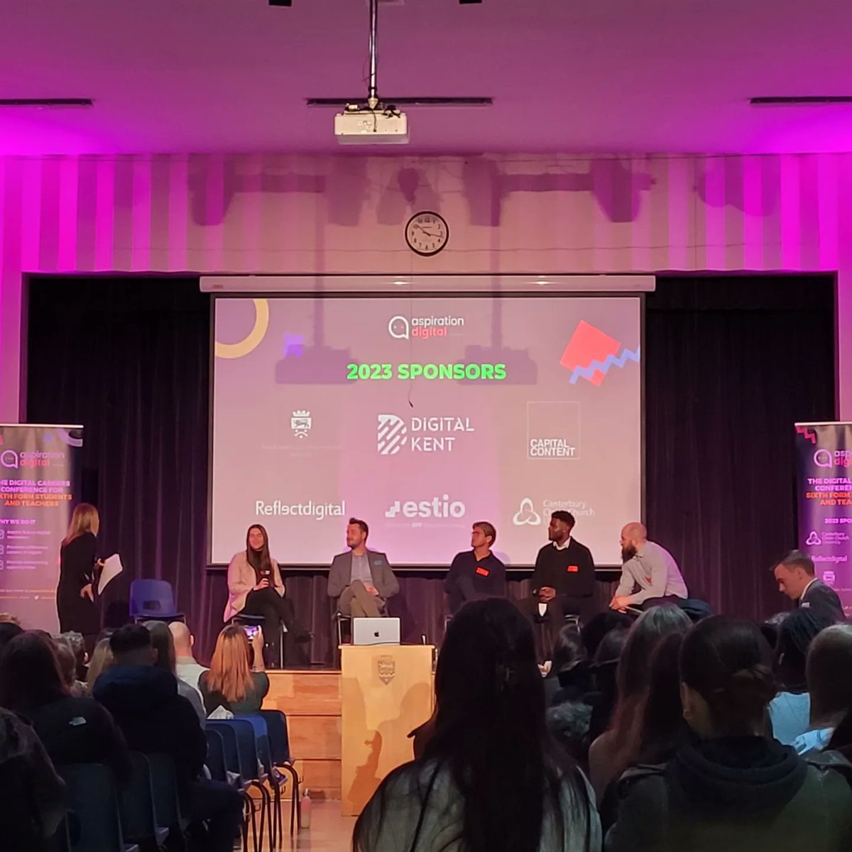 Digital Media at CCCU (@dmedia_cccu) on Twitter photo Delighted to be invited to attend the @aspiration_digital conference today to meet students and staff from local schools to talk all things digital. Great to have our alumni Alice from @ageproductionsuk join us to inspire the students. #digitalmedia <a href="/canterburyccuni/">Canterbury Christ Church University</a> Delighted to be invited to attend the @aspiration_digital conference today to meet students and staff from local schools to talk all things digital. Great to have our alumni Alice from @ageproductionsuk join us to inspire the students. #digitalmedia <a href="/canterburyccuni/">Canterbury Christ Church University</a>