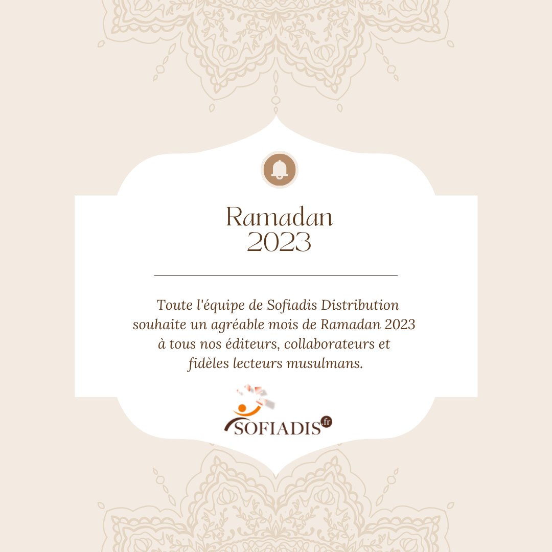 Sofiadis_off's tweet photo. 🌙  Toute l'équipe de @Sofiadis_off souhaite un agréable mois de #Ramadan 2023 à tous nos éditeurs, collaborateurs et fidèles lecteurs de confession musulmane. https://t.co/8XAdRiq9rn