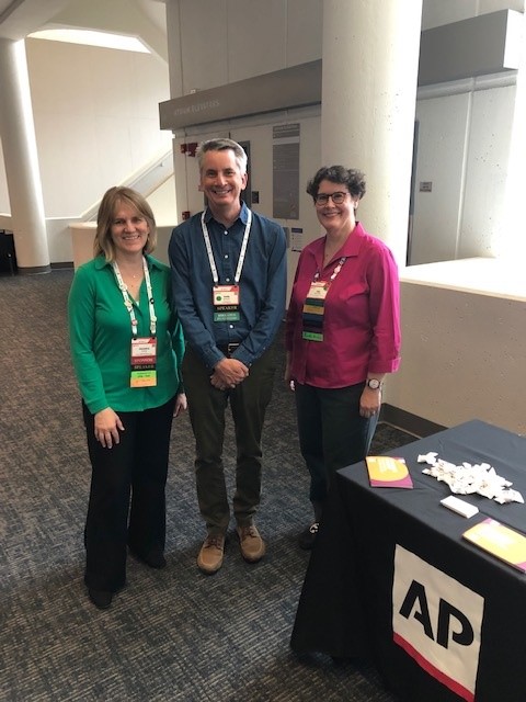 APStylebook's tweet photo. Thanks to our education experts Andy Bechtel, Lisa McLendon and Christine Steele for helping us transform our AP Style Quizzes into the new AP Stylebook Study Guides. The guides are live this week. 
https://t.co/l9WItHylWp 
#ACESEvolve https://t.co/da1B6NH2YY