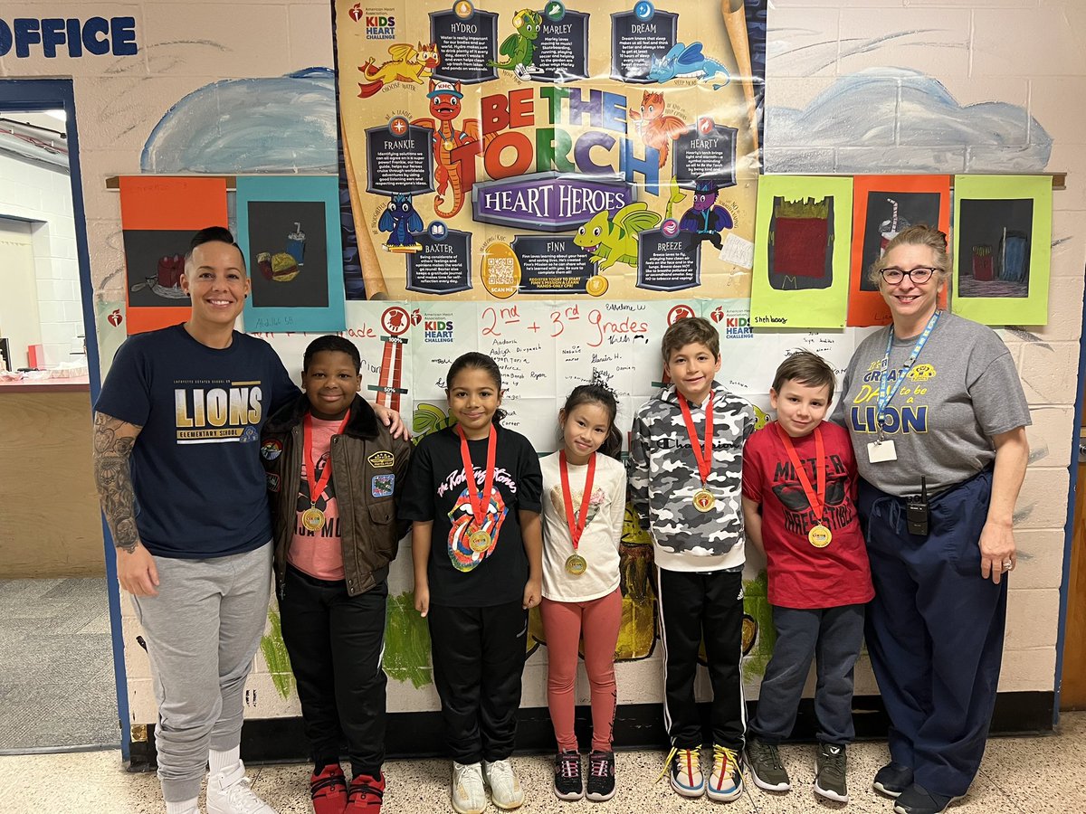 Congratulations to Lafayette Estates #25 top fundraisers for the American Heart Association - Katory, Carter, Ariana, Jacob, and Marzo! You are true Heart Heroes! <a href="/25Lafayette/">Lafayette Estates School #25</a> <a href="/Braunsdorf25/">Edward Braunsdorf</a> <a href="/J_Massimino/">Joseph Massimino, Ed.D.</a> <a href="/jennifer_mauri/">Jen Mauri</a> <a href="/heather_lopardo/">Heather Lopardo</a>