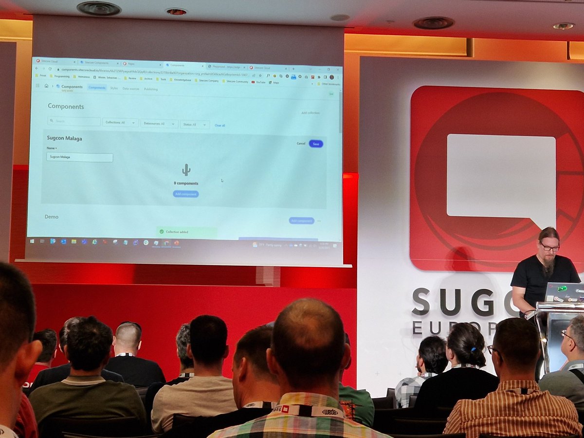 . <a href="/Sitecore/">Sitecore</a> components introduction leaded by <a href="/lovesitecore/">Sebastian Winter</a> on #SUGCON