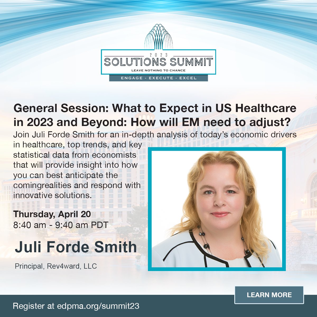 EDPMA's tweet photo. Join Juli Forde Smith as she analyzes economic drivers in healthcare, emerging trends, and data from economists to ensure you are prepared for today’s changing climate in this enlightening general session at #SolutionsSummit23.

Register >> https://t.co/8bdkzYvlKf https://t.co/DWWJ8iZCGB