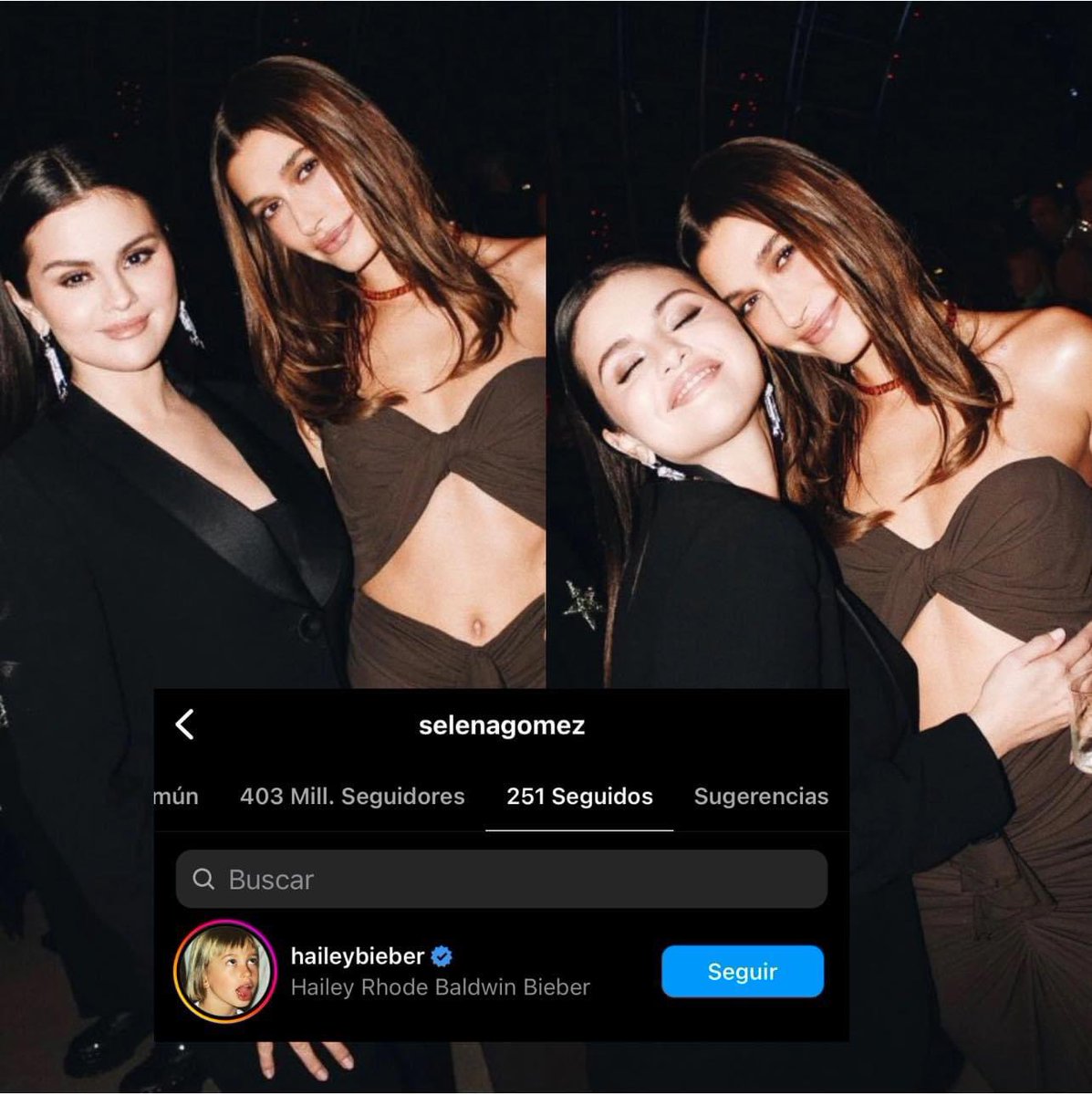 Selena Gomez se pronuncia ahora mismo en contra del odio que ha estado recibiendo Hailey Bieber: 

 “Hailey Bieber se acercó a mí y me hizo saber que ha estado recibiendo amenazas de muerte y una negatividad tan odiosa.  (...) Siempre he abogado por la amabilidad y realmente