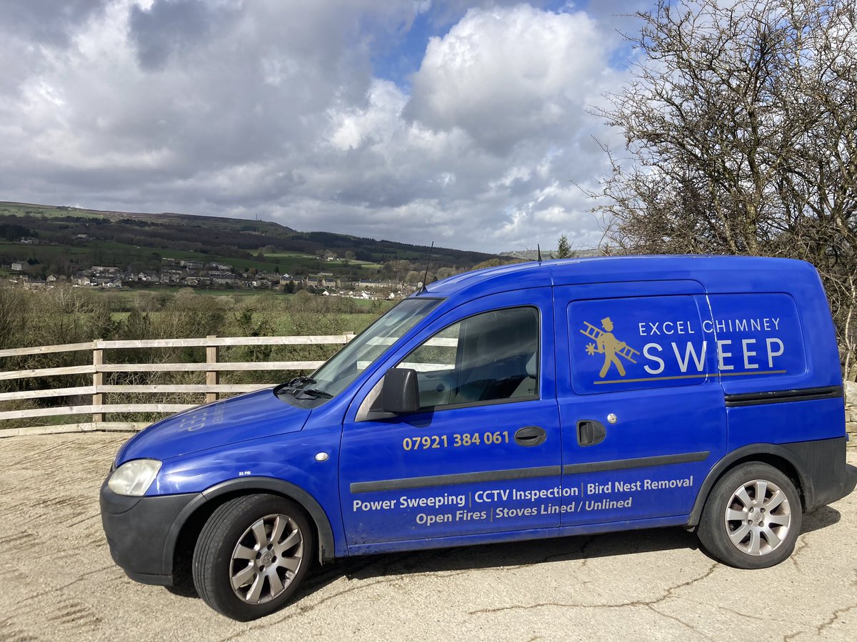 SweepExcel's tweet photo. Bit of a run out this morning to summerbridge North Yorkshire to do a sweep for @StonehouseFires. Give us a call if you’d like to book in. https://t.co/zIxtTJyiR2