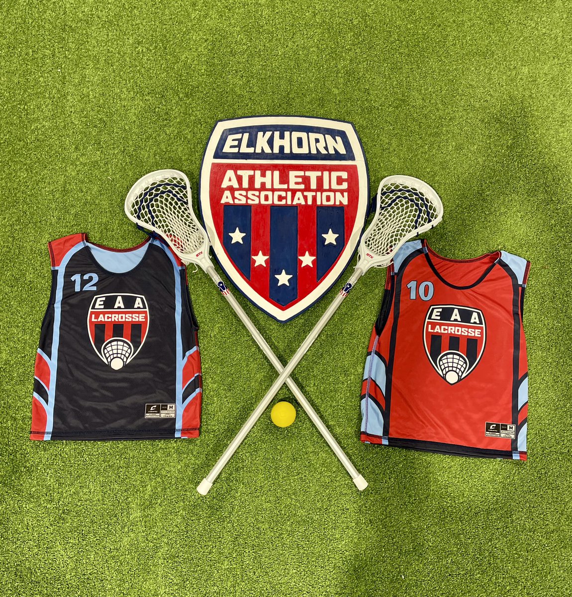 How cool are the new EAA Lacrosse jerseys?! Good luck to the EAA Lacrosse teams playing their first ever games this weekend! 🥍