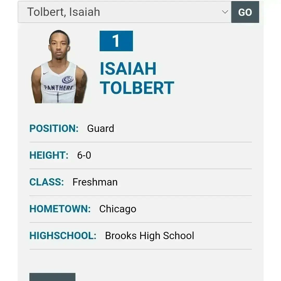 ***4 YEAR COACHES***

Isaiah Tolbert is uncommitted 

3 years left  

🏀 High level athlete, defender and passer
🏀 High IQ 
🏀 Avg 8.4 pts, 4.4 rebs 3.4 ast, 2 stls 

Coaches contact me for information

708 655 7636 
brmoore@garycomercollegeprep.org 

youtu.be/Nk-gqDw-es0