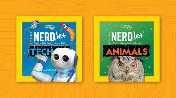 NGKidsBks's tweet photo. Sometimes big brains come in small packages. Check out the Nerdlet series! https://t.co/EoekETeydr #trivia #kidstrivia #kidsfactbooks #funfacts #animalbooks #animalbooksforkids #animalfactbooks #techbooks #techbooksforkids #childrensbooks #booksforchildren #STEM #stembooks https://t.co/3zF3zv31CI