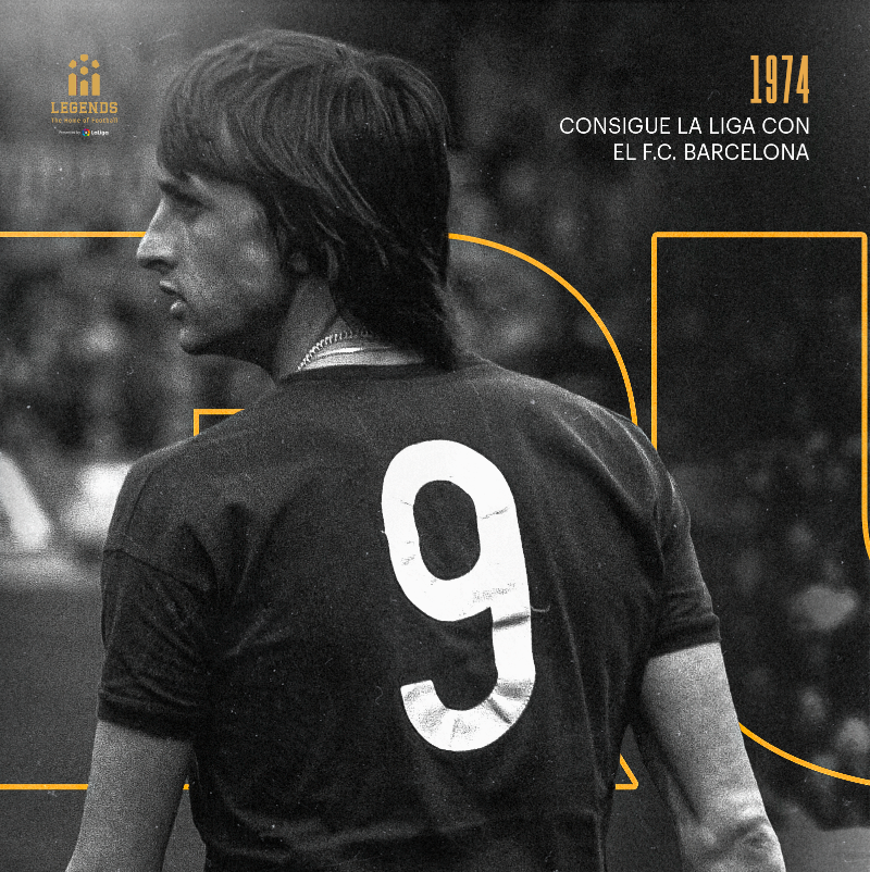 LaLiga's tweet photo. ✨ 1947-2016 ✨

💙👏❤ El legado de 𝐉𝐨𝐡𝐚𝐧 𝐂𝐫𝐮𝐲𝐟𝐟, una trayectoria de 𝕃𝔼𝕐𝔼ℕ𝔻𝔸.

🌟👕 @legends_exp 👕🌟

#LegendsExperience | #LaLigaSantander
