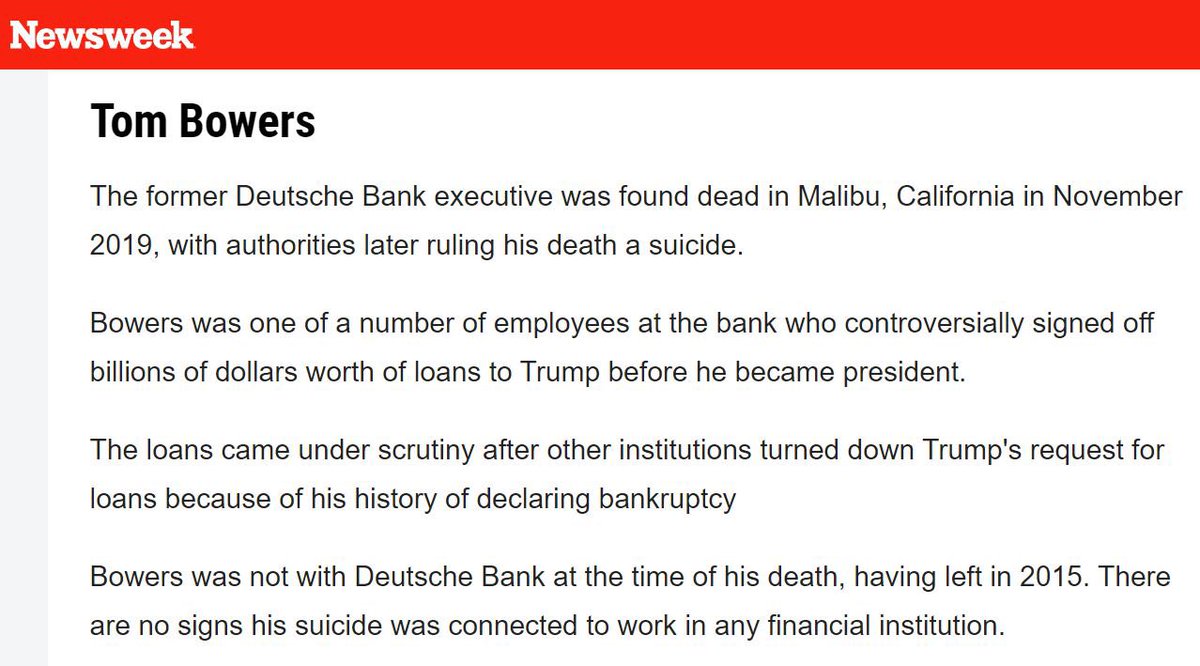 Remember when a Deutsche executive committed suicide, and then we never heard anything else about it?