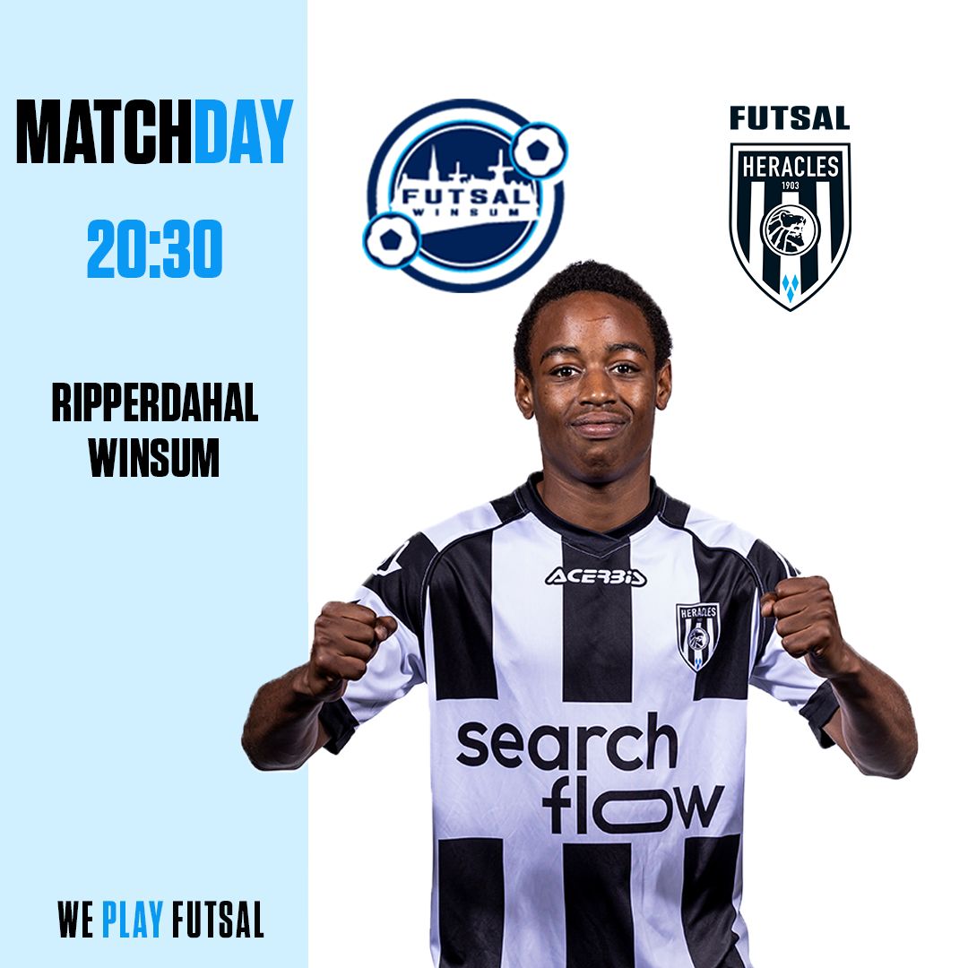 HeraclesFutsal's tweet photo. 🅼🅰🆃🅲🅷🅳🅰🆈

#futsalwinsum #almelo #heraclesalmelo https://t.co/rDrFRZ2srB
