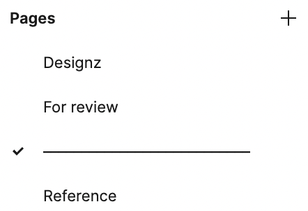 joshwilburne's tweet photo. hey @figma can we maybe make a feature of that thing where we all end up making page separators by just hitting – a bunch https://t.co/tMkp3jHINo