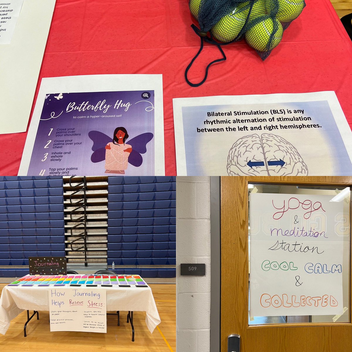 SADD Mental Wellness Fair!  Student inspired, student developed, &amp; student run. We are so proud of this crew 💙💛 Thank you to <a href="/flyer93KC/">Kevin Ciolek</a> for helping with this! Students &amp; staff are encouraged to stop by during the lunch period today!  <a href="/ZurawskiKelly/">Kelly Sharp</a> <a href="/OFHSLeoSpagnola/">Leo Spagnola</a> <a href="/MrSearight/">Kennie Searight</a>