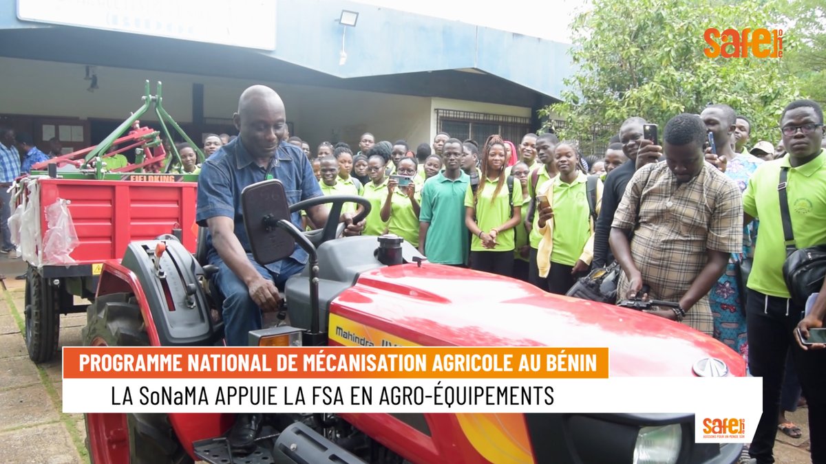 safeonelive's tweet photo. La Société Nationale de Mécanisation Agricole a fait don d'agro-équipements à la Faculté des Sciences Agronomiques (FSA) ce 22 mars 2023 à l'Université d'Abomey-Calavi. 

Images et son: https://t.co/UVsvUrx5JX

#MAEP 
#SoNaMA 
#FSA https://t.co/164Uz5SlKM