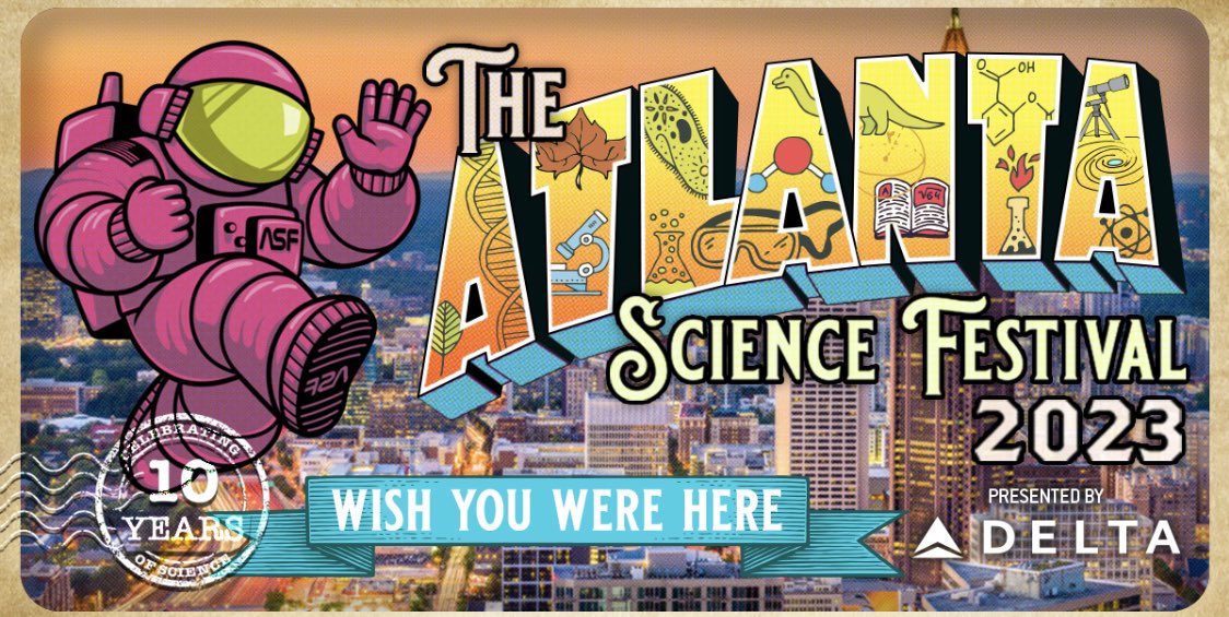 Atlanta Science Festival is tomorrow in Piedmont Park (10am-4pm) !! 🎉🧪 🥼🔬🧬🧫 Come check out our booth on protein structure and folding, with students/postdocs from @EmoryBiochem and @EmoryBCDB

@ATLSciFest @laneygradschool #ScienceOutreach