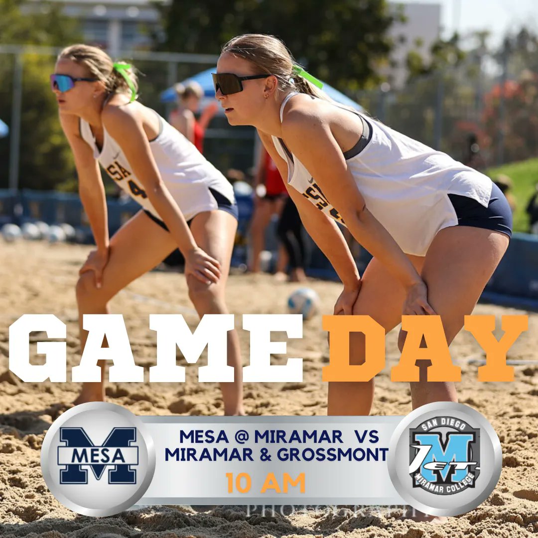 📣GAME DAY!! Mesa takes on Miramar and Grossmont at Miramar. Action starts at 10am!! GOOO MESA!!! 📣