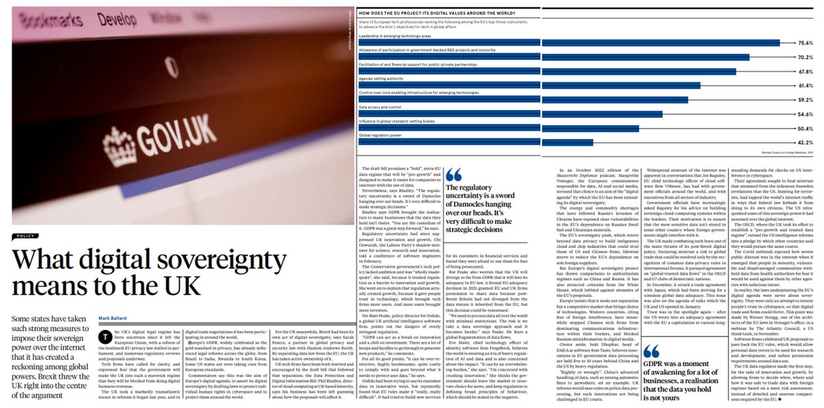 Following uncertainty around the UK’s digital legal regime, we're delighted to have secured coverage for <a href="/Intercity_UK/">Intercity</a>  in <a href="/raconteur/">Raconteur</a> exploring digital sovereignty, the new Data Protection and Digital Information Bill, and what it means for the nation💻Read the full article here