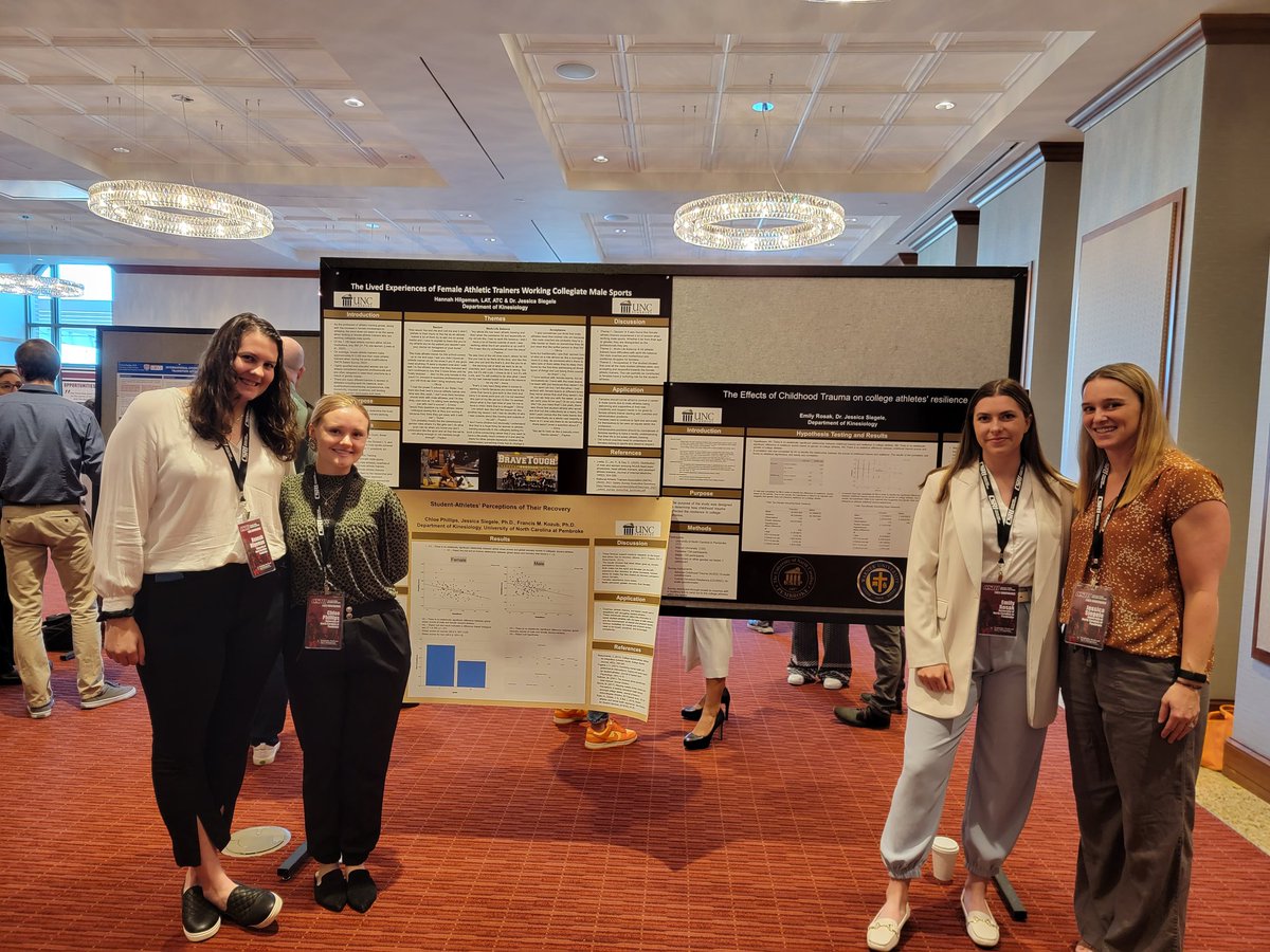 So proud of UNCP Sport Admin grad students and their presentations at #CSRI2023