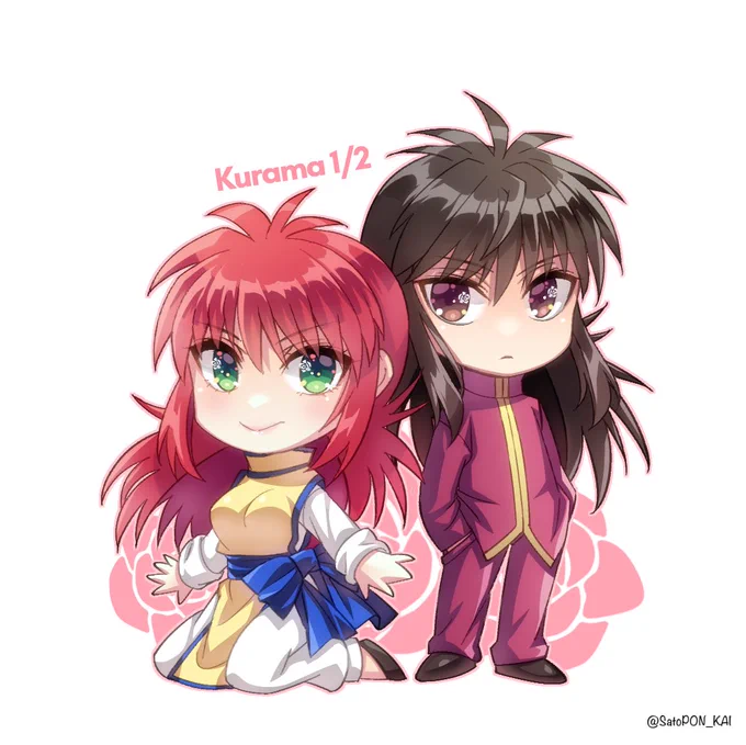 蔵馬女体化注意私の性壁が完全に捻じ曲げられた元凶なワケですがpixiv factoryで自分の分だけアクキーにようと思って昔描いた落書きを仕上げました 