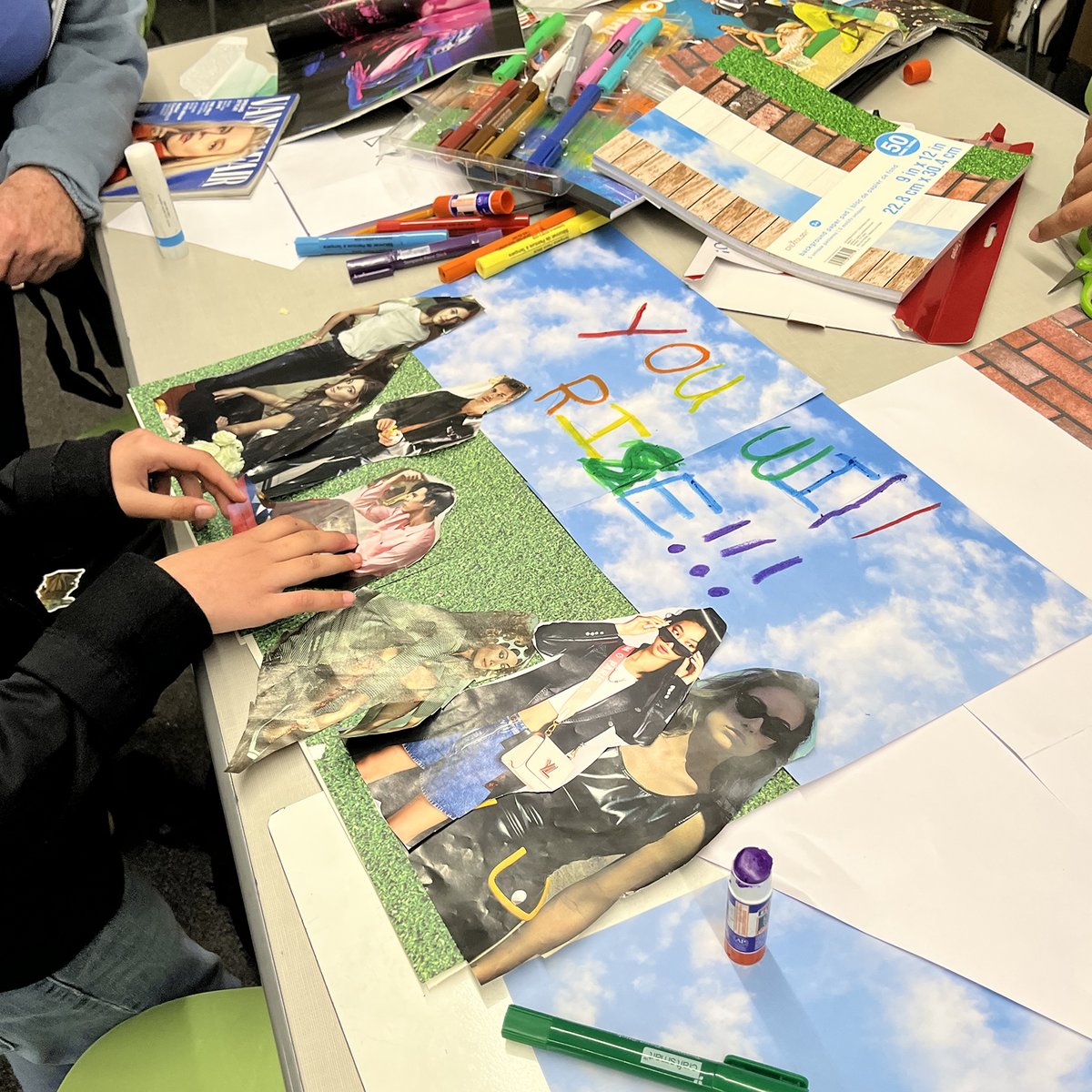 UWillRise's tweet photo. Awesome anti-bullying artwork by students at Mary Chapa Elementary School this week! #ArtAgainstBullying https://t.co/0DaABiZUL9