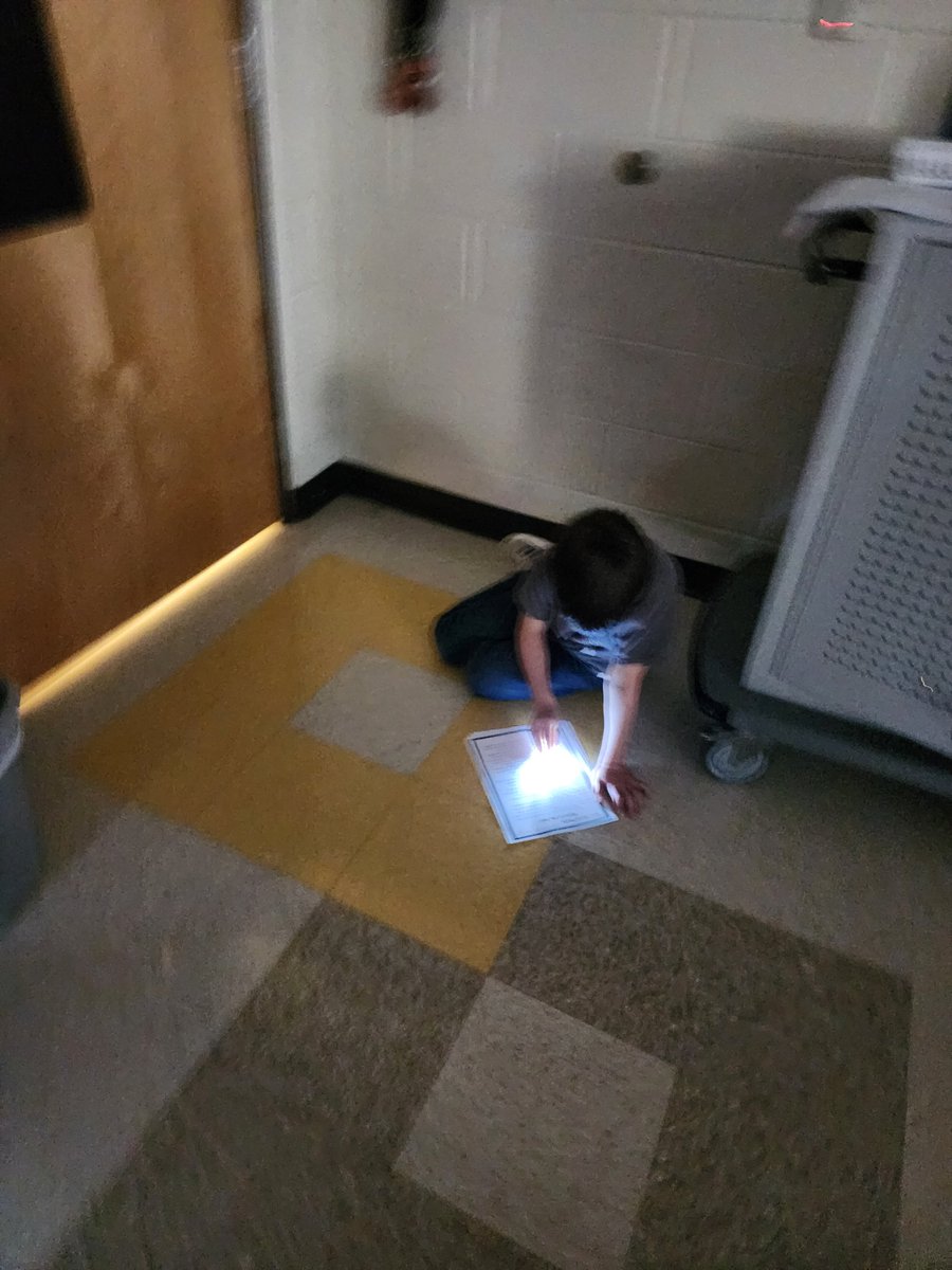 SkowrStem's tweet photo. Flashlight Friday! Using our detective skills to find facts we can use in our informational writing! #LoveMyLittleClass @ClarkCreekSTEM https://t.co/rIC1msDzhS