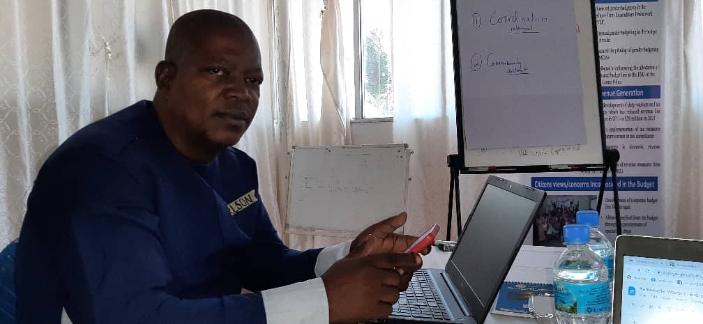 At the Christian Aid Sierra Leone IAPG III inception workshop representing Budget Advocacy Network (BAN) alongside other partners including SEND Sierra Leone, Green Scenery, NMJD and WoNES