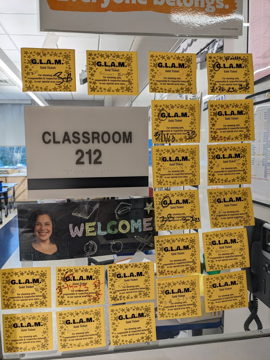 Team Brown is G-L-A-M-orous!! We earned our 20th GLAM ticket for demonstrating safe, respectful, and responsible behavior during specials over the last 4 cycles. I'm so proud of how hard they worked to earn these tickets! <a href="/Methacton/">Methacton Schools</a> <a href="/MethactonEA/">Methacton Teachers</a> <a href="/DrAaronRoberts1/">Dr. Aaron Roberts</a> <a href="/methactoneleHPE/">Mark Horn</a>