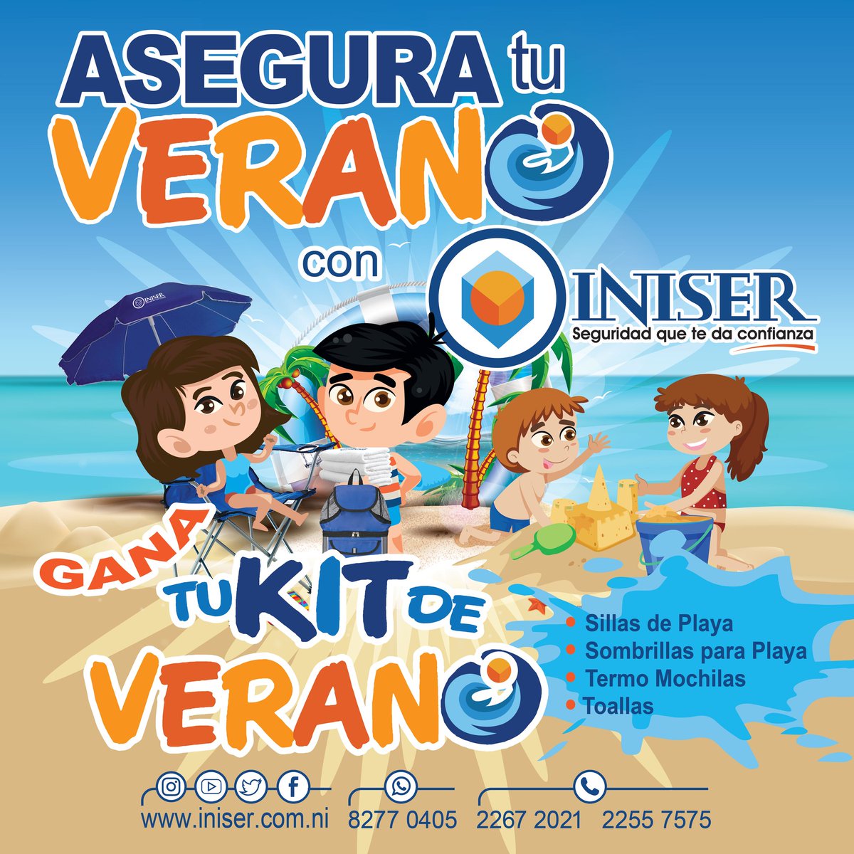 iniser_nic's tweet photo. ¡¡GANÁ un Kit de Verano con INISER!!!🥳🥳🥳🥳
Conoce más de nuestros Planes disponibles https://t.co/7KNU7iRoRS
Llamá a nuestras líneas 2267-2021 / 2255-7575
WhatsApp 8277 0405 https://t.co/5Yqf4QRHCO
#ElMejorTrato #INISER #SiempreContigo #SeguridadQueDaConfianza https://t.co/6bzhCFd8YL